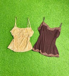 Y2k cami tops (brand) romwe, enchanting, etc.id709