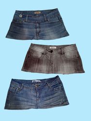 Y2k Denim Mini Skirts TM 091