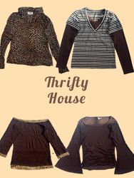 00s Dark Y2K Academia Tops(TH/768)