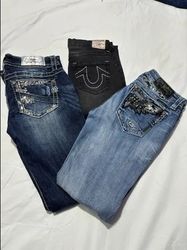 Miss Me, True Religion & Rock Revival Jeans – Grad..