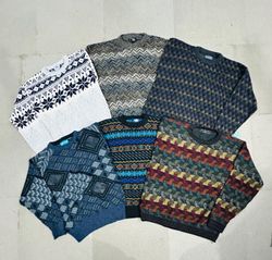 Ethnic printed sweaters