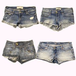 Y2k Hollister Denim Shorts Bundle B2F-299