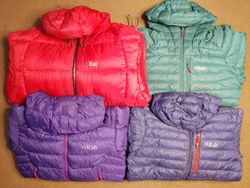 Rab puffer jacket 5 pcs