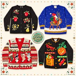 Vintage Festive Novelty Jumpers Mix:10pcs (S7)