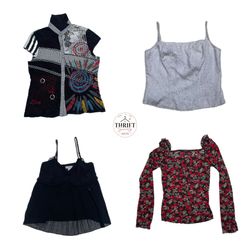 Indie Sleaze & Coquette Graphic Tops ( TS-056 )