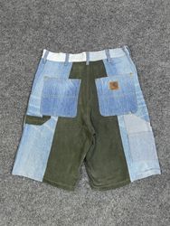 Upcycled Carhartt Double Knee Denim Short