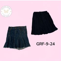 Y2K Denim Long Skirt | Vintage 2000s Women’s Denim..
