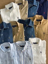 Çlassical Ralph Lauren Cotton Button_Up Shirts