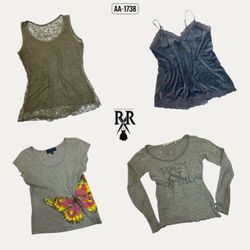 Y2k Smoky Vibe Mix Tops (AA-1738)