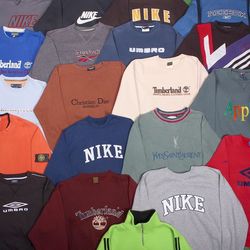 Mix branded sweatshirt Crew neck