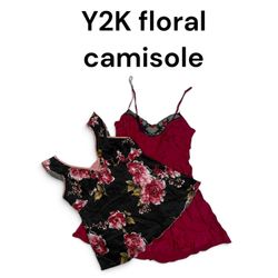Y2K floral camisole