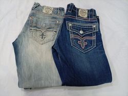 CR10316 Vintage Rock Revival Men’s Jeans