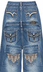 Vintage-Style Embroidered Bootcut Denim ✨312