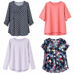Women's Tops & Blouses Bundle – 9 Pieces | Mixed S..