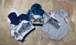 Upcycled Tepestry branded Hoodie
