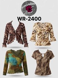 Y2k earthy tone tops WR-2400