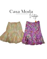 300726-12 Poly midi skirts 15 pcs