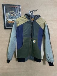 Upcycled Carhartt hooded jacket 🐒