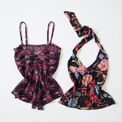 Upcycled Y2K Halter and Babydoll Fairy Tops