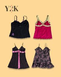 Vintage Y2K Cami Top Bundle (Yv-781)