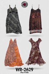 Y2K earthy tone dresses WR-2629