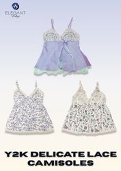 Y2K Délicate Camisole en Dentelle - EV2341