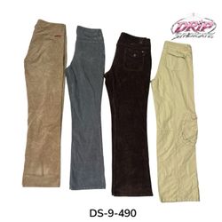 Retro Y2K Corduroy Pants With Streetwear Energy (D..