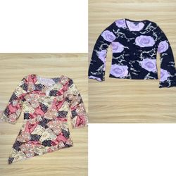 Vintage Y2K Mesh & Patchwork blouse Collection