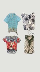 Women Printed Lightweight Summer Blouses