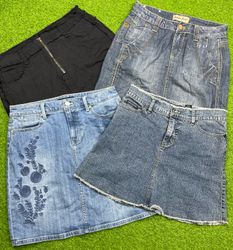 Denim Fashion Mini Skirt id 77