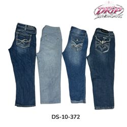 Denim-Caprihose (DS-10-372)