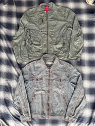 Vestes en denim zippées 11 pièces