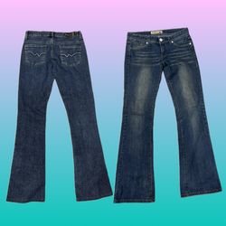y2k flared bootcut jeans (RSJ-44)