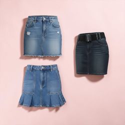 Denim skirt