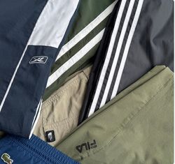VINTAGE BRANDED TRACK PANTS JOGGER