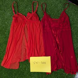 Slip Dresses with Lace and Ribbon Detail