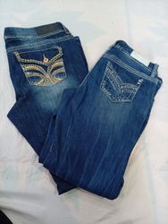 CR12425 Y2K Flare Jeans