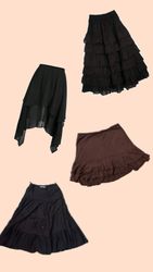 Y2K Gothic Style Skirts - (10/08)