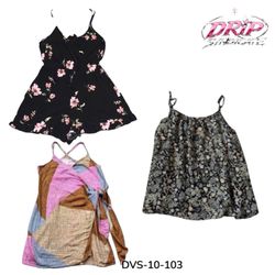 Floral and Printed Mini Dresses and Playsuit (DSV-..