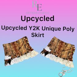 Upcycled Y2K Unique Poly Skirts