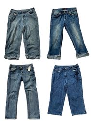 Y2K Denim Capri Bundle 💙✨