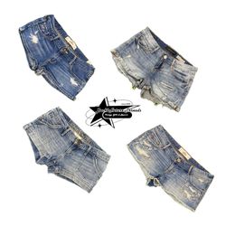Y2k  NYC IT GIRL DENIM SHORT B2F-146