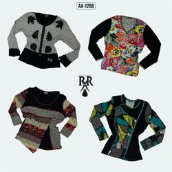 Y2K Colourful Retro Vibe Full Sleeve Tops (AA-1288..