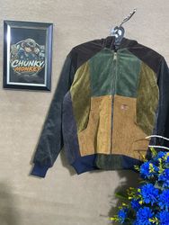 Veste à capuche en velours côtelé Carhartt recyclé..