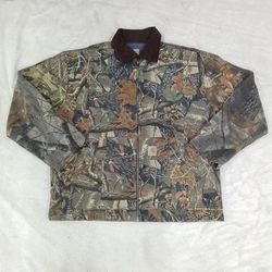 CR06155 Upcycled Carhartt Camouflage Workwear Jack..