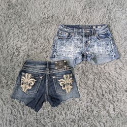 ***Y2K Miss Me, True Religion & Rock Revival Short..