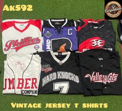Vintage jersey t shirts ak592