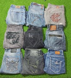 ECKO UNTLD AND OTHER MIX BRANDS JEANS (A 147)