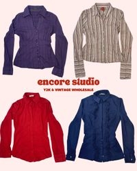 Y2K Office Siren Shirts Mix (ES#64)