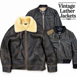 Schott, B-3 Style  Vintage Lather Jackets